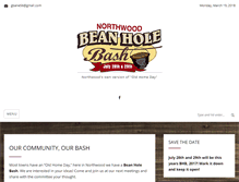 Tablet Screenshot of beanholebash.com